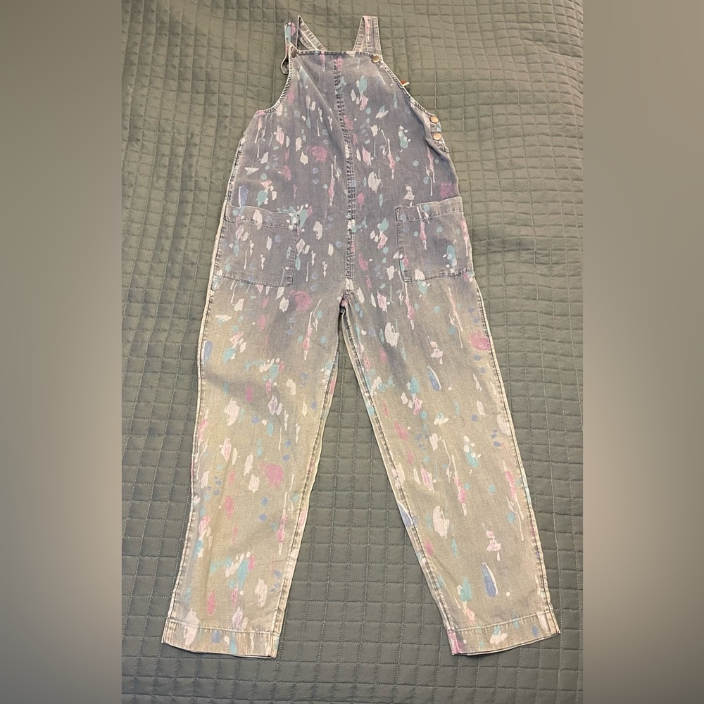 Christina Martinez Chambray Rumper Blue Girls size 8